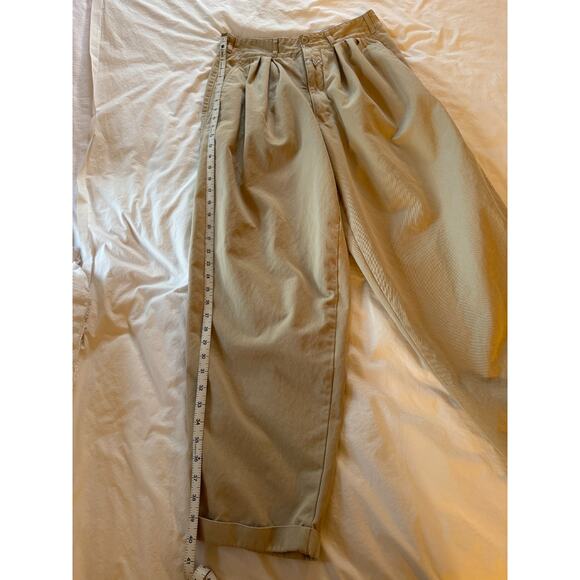 Vtg Marithe Francois Girbaud Women’s Pleated Chino Pants Barrel Leg W30 1980s - Picture 13 of 14